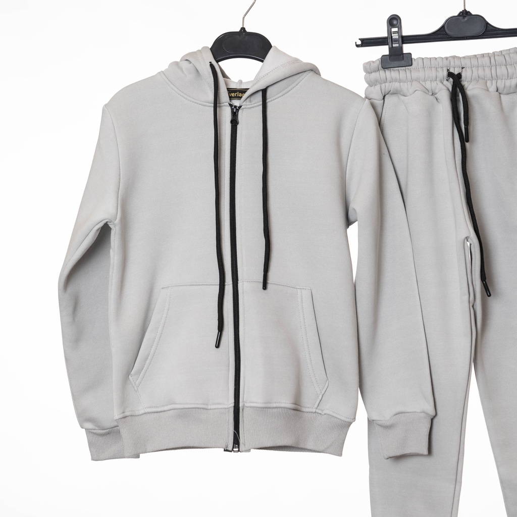 4040 Ensemble jogging gris clair