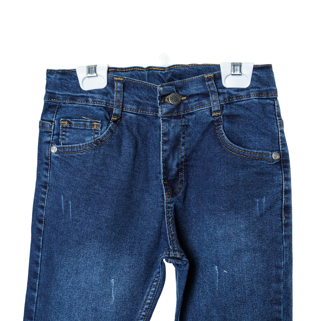 6027 Pantalon jean bleu slim