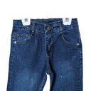 6027 Pantalon jean bleu slim