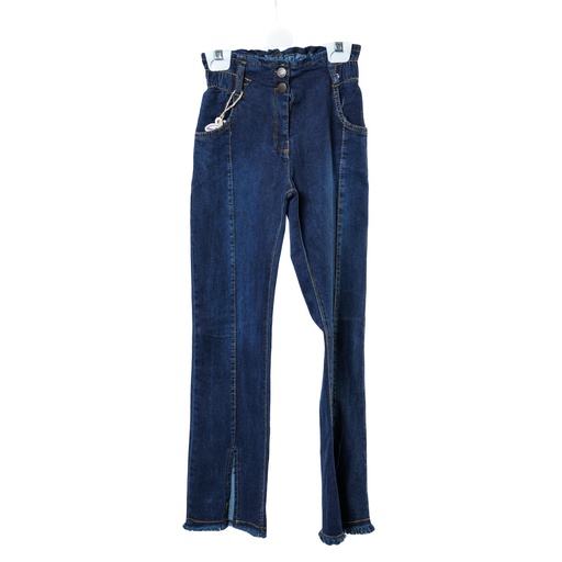 6027 Pantalon jean fente