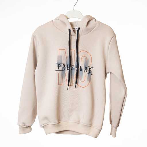 7134 Pull capuche beige PRESSURE